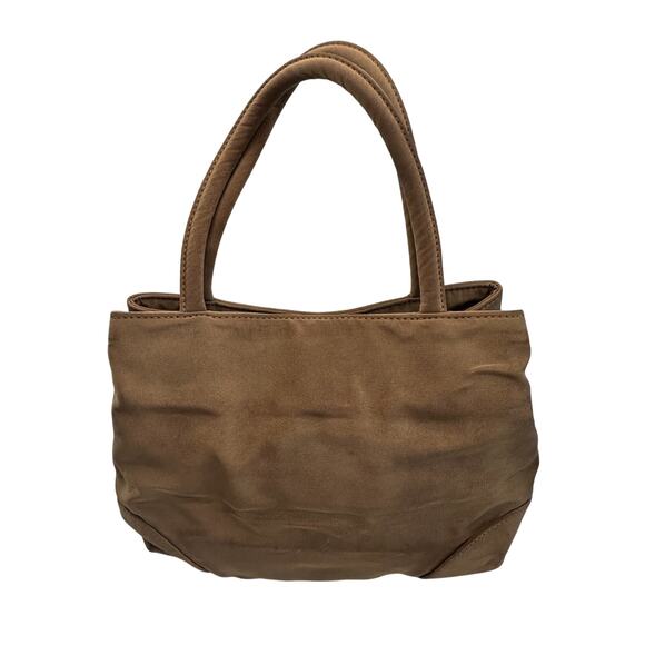 Bottega Veneta Brown Nylon Mini Bag with Mirror - Picture 4 of 16